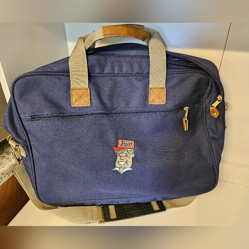 Like new Vintage Ziggy's Gem Laptop/Briefcase bag w/shoulder straps